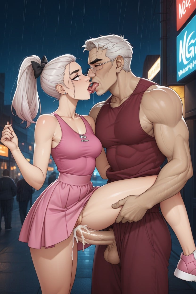 Robotekz Style, Lean Body, Cyberpunk City AI Porn