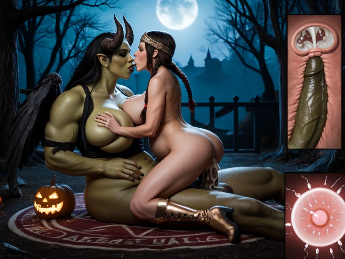 Kiss, Evil Womb Tattoo, Clothed Sex AI Porn