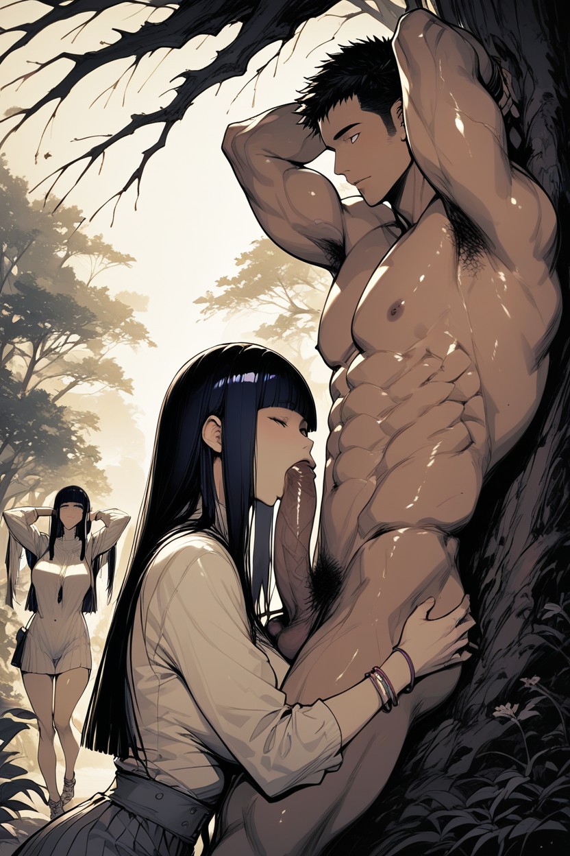 Arms Behind Head, High Resolution, Blissful Atmosphere Hentai AI Porn