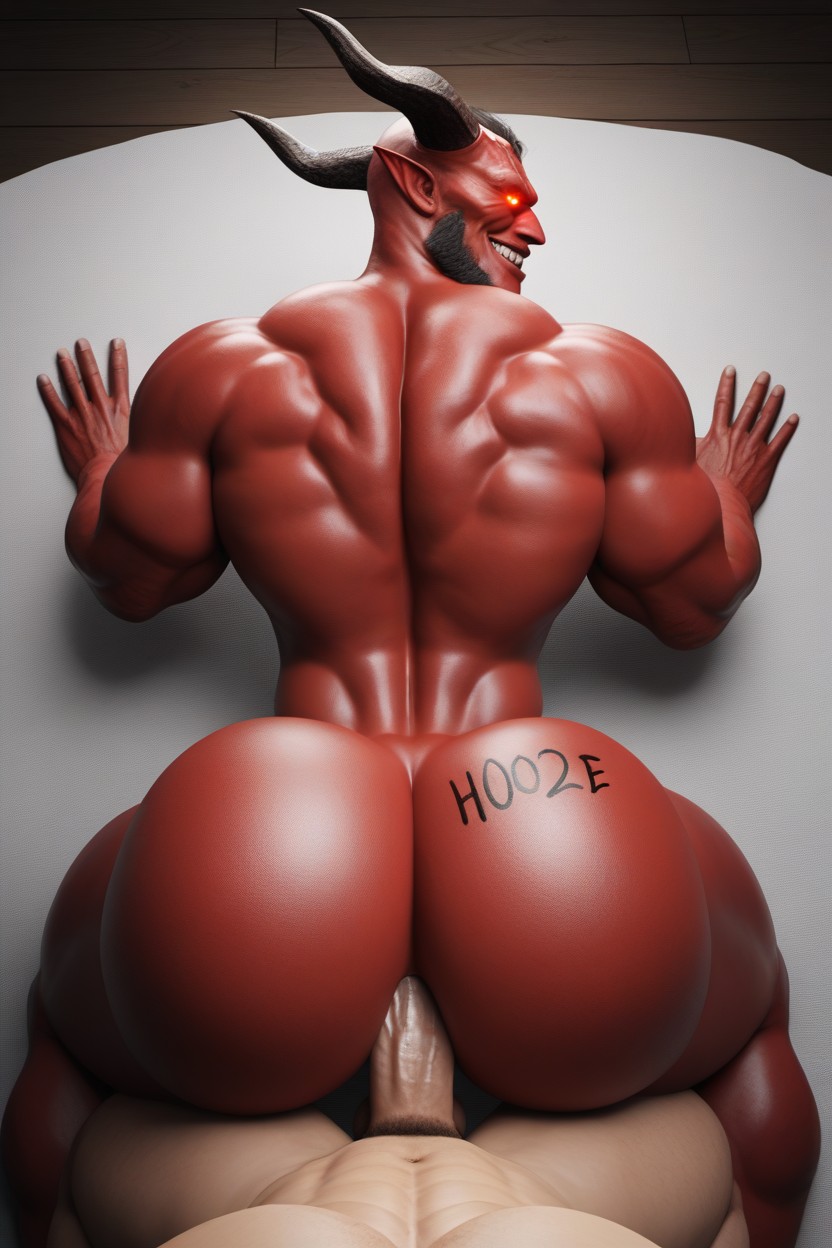 Horns, Sub Top, Power Bottom AI Gay Porn