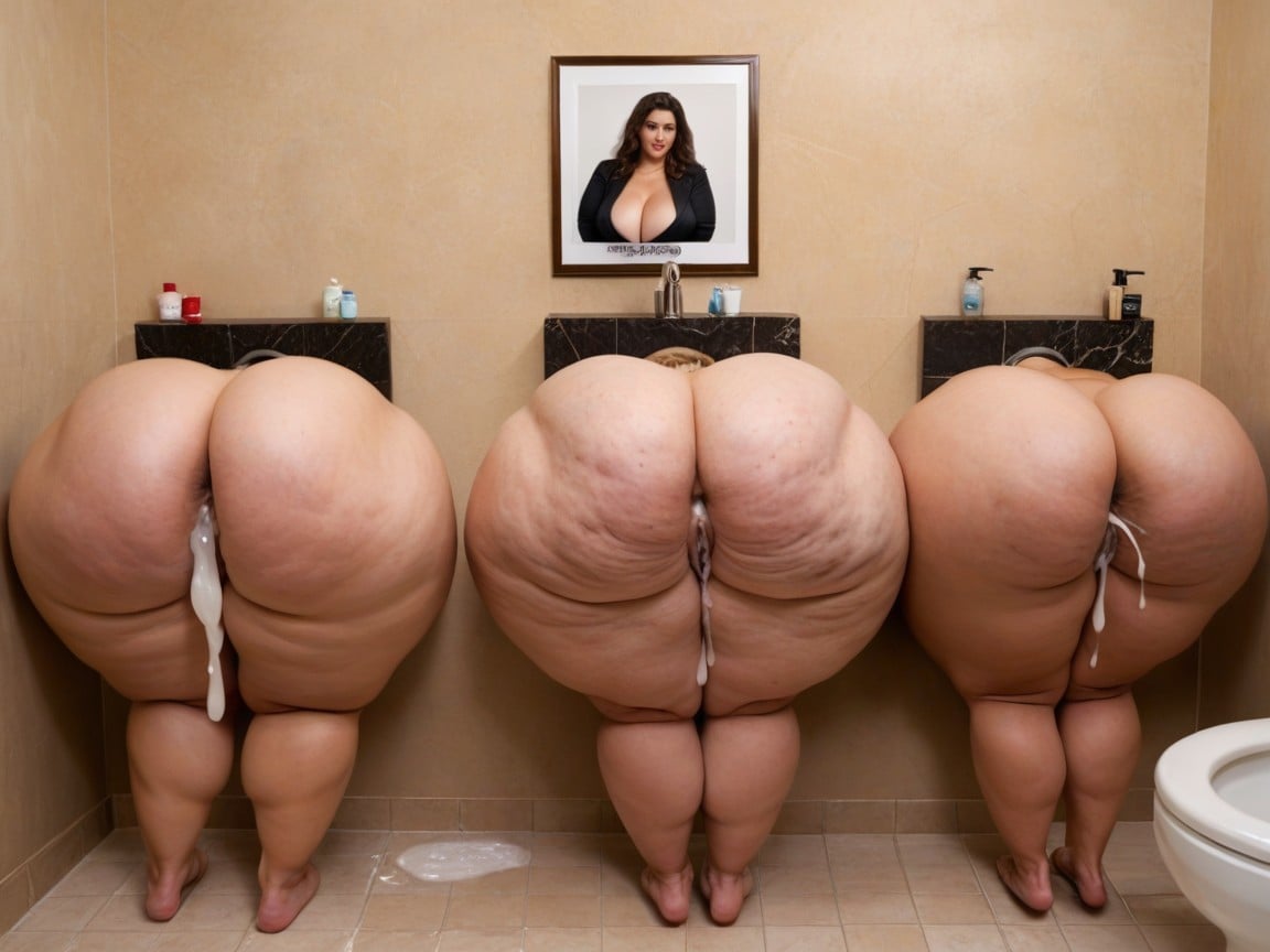 Massive Bbl, Used Condom Belt, Thick Calves BBW AI Porn