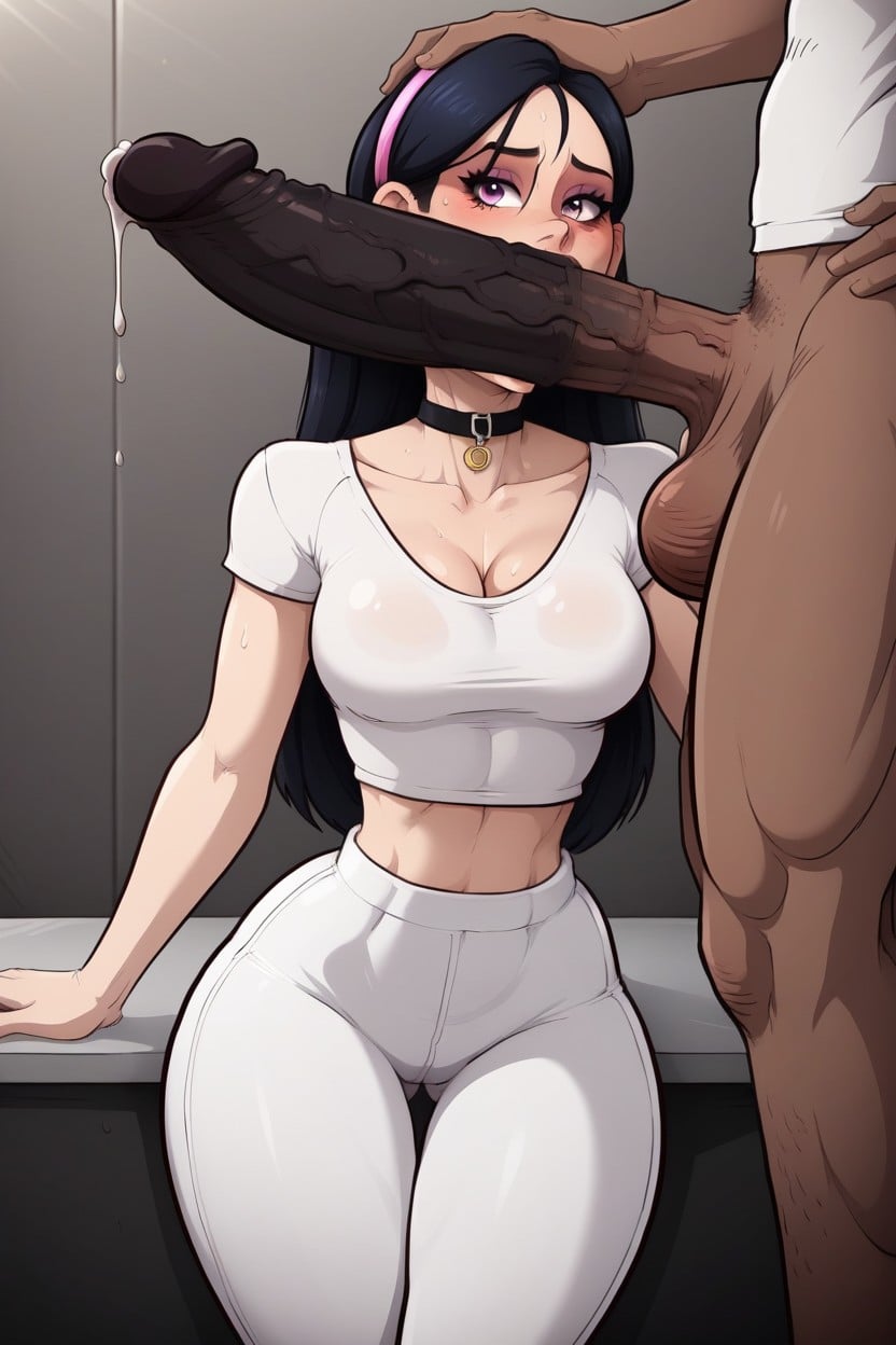Lean Body, Cleavage, Spitroast Hentai AI Porn