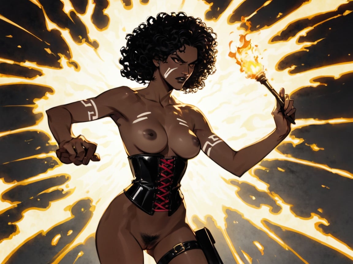 Delgada, Victorian Era Setting, Huge Fires Porno latina IA