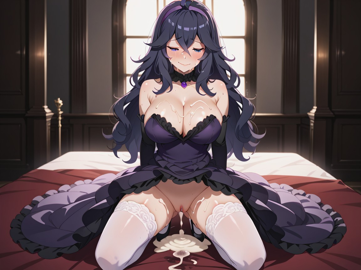 Looking To Side, Full Body, Black Shoes Hentai AI Porn