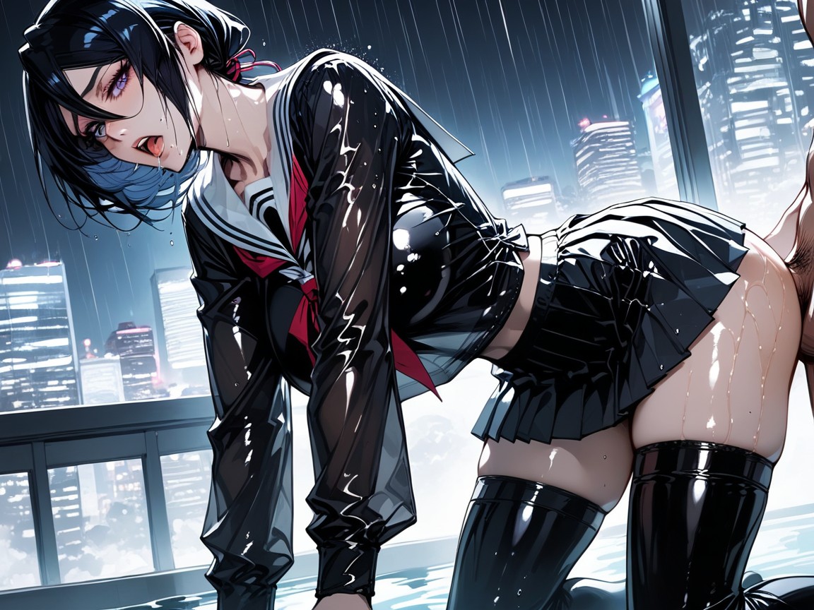 Hot, High Resolution, Extremely Oiled Skin Hentai AI Porn