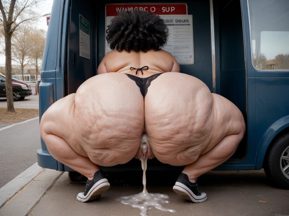 Freeuse, Hyper Ass, Hyper Thighs BBW AI Porn