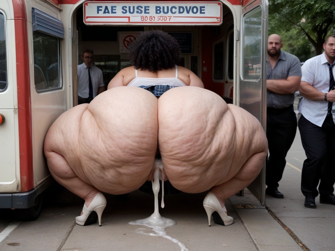 Hyper Breasts, Massive Cellulite Ass, Free Use Slut BBW AI Porn