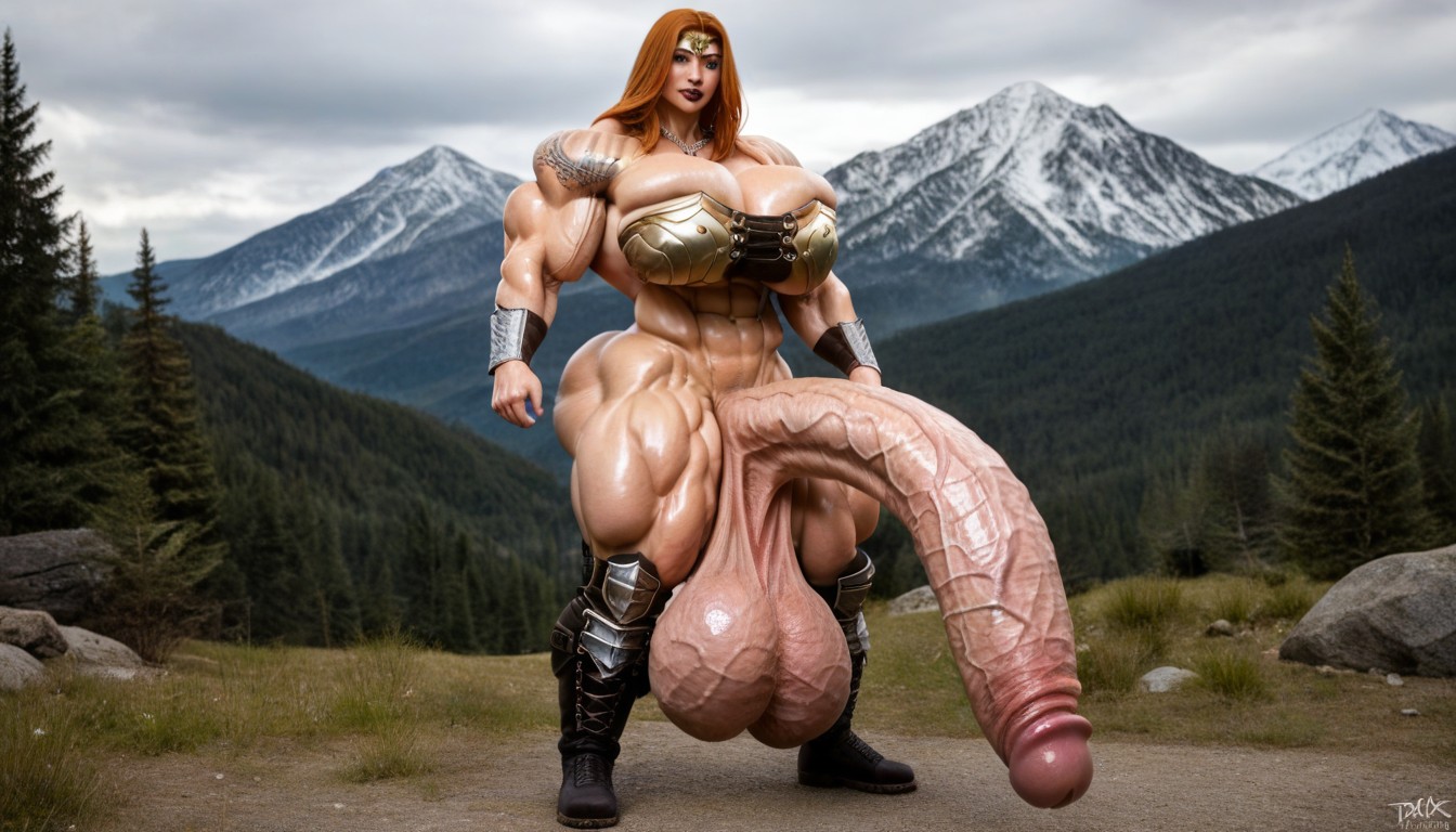 Flaccid Gigantic Penis, 20+, Flaccid Gigantic Cock Shemale AI Porn