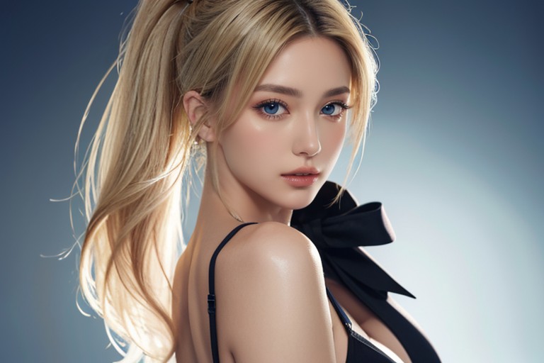 Long Thick Lashes, Ultra High Details, Perfect Hourglass Figure Asian AI Porn