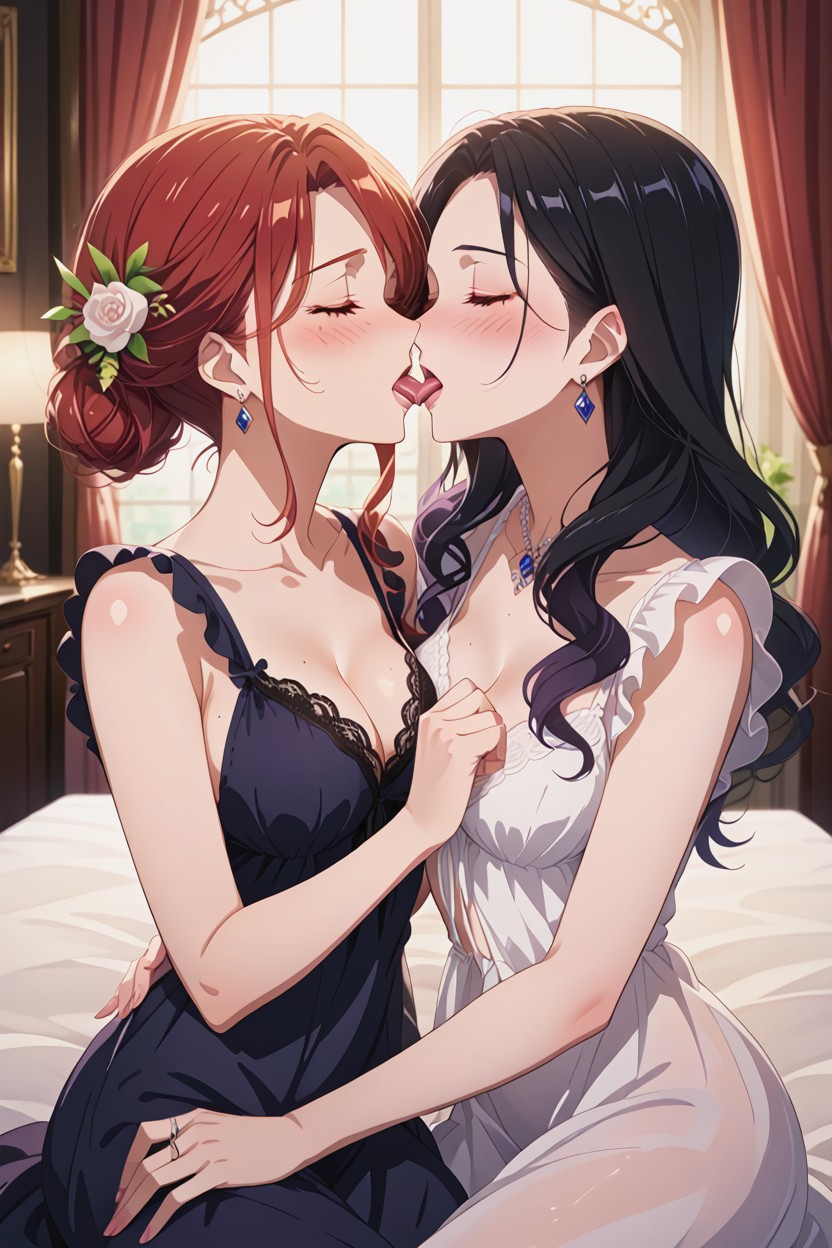 Freckles, 18+, Dark Hair Hentai AI Porn
