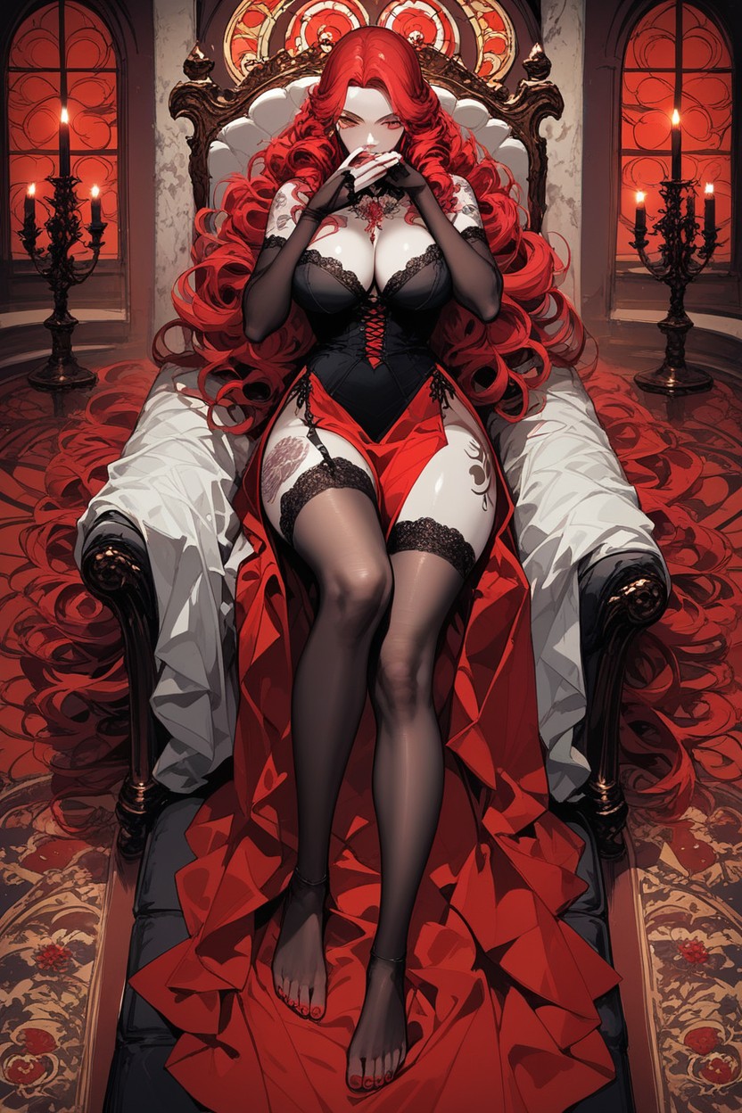 Amber Eyes, Aristocratic Elegance, Massive Ass Hentai AI Porn