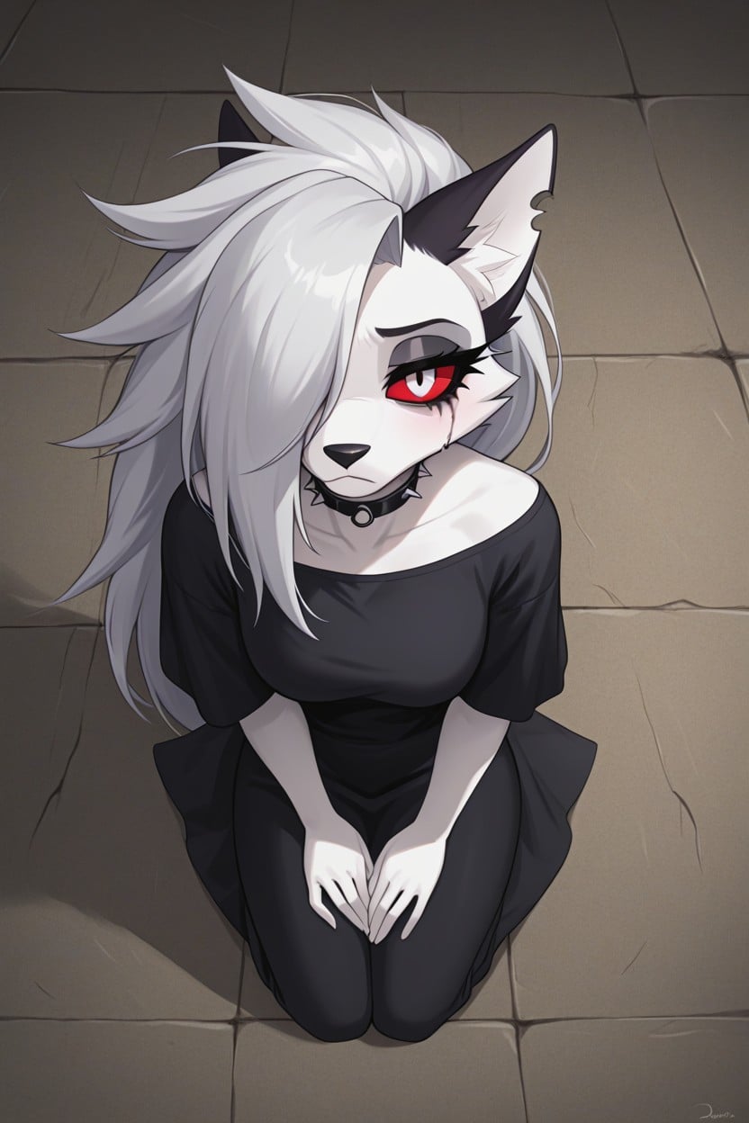 Shy, Ashamed, Beautiful Face Furry AI Porn
