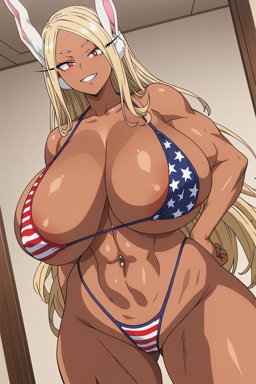 Waist, Hyper Gigantic Boobs, Natural Breast Hentai AI Porn