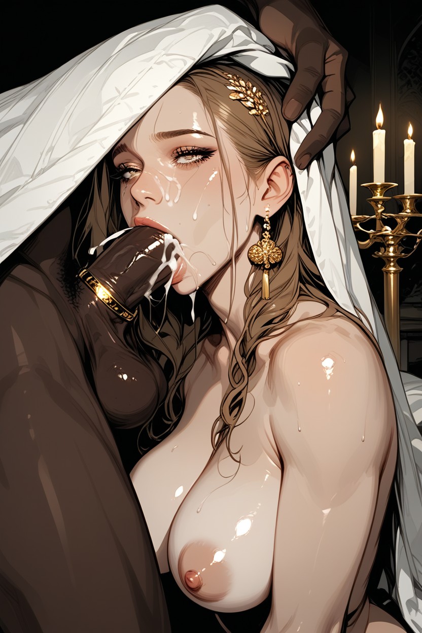 Teary Eye, Balls Deep, Drooling Hentai AI Porn