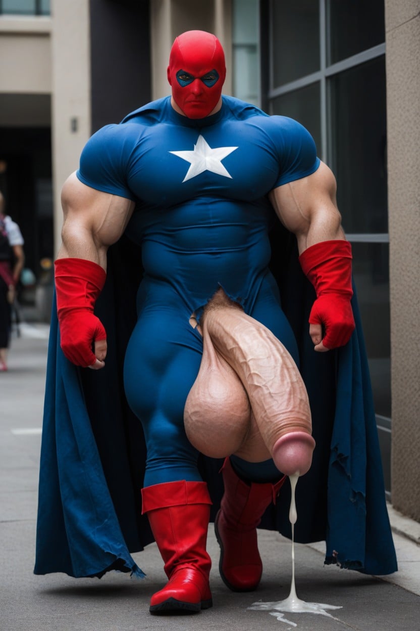 Big Ass, Balls Too Big, Cum On Face AI Gay Porn