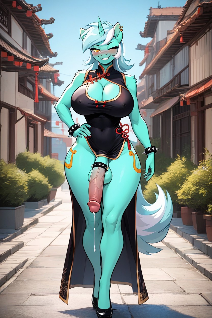 Fluff, Big Ass, Grinning Furry AI Porn