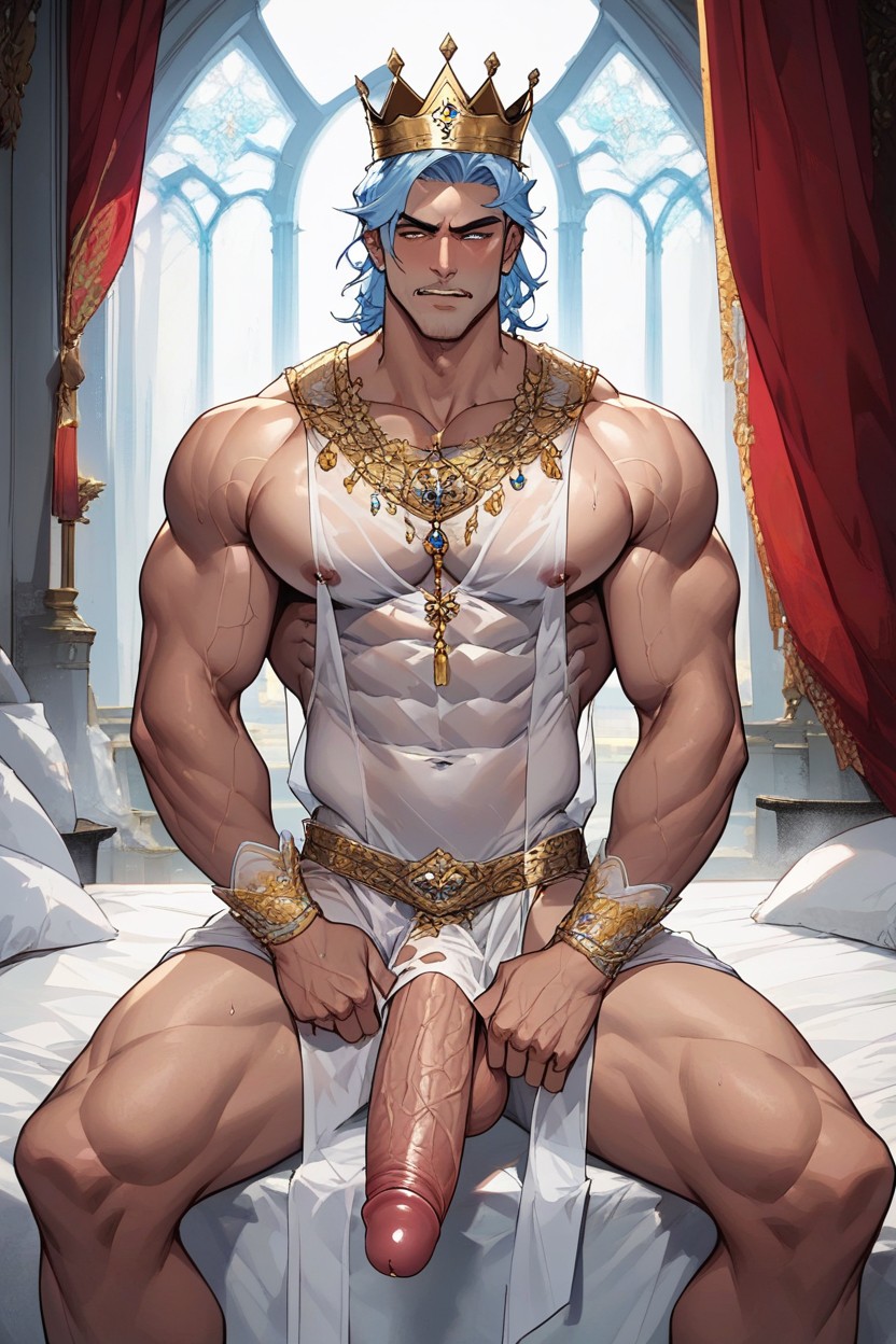 Rugged, 18+, Muscular AI Gay Porn