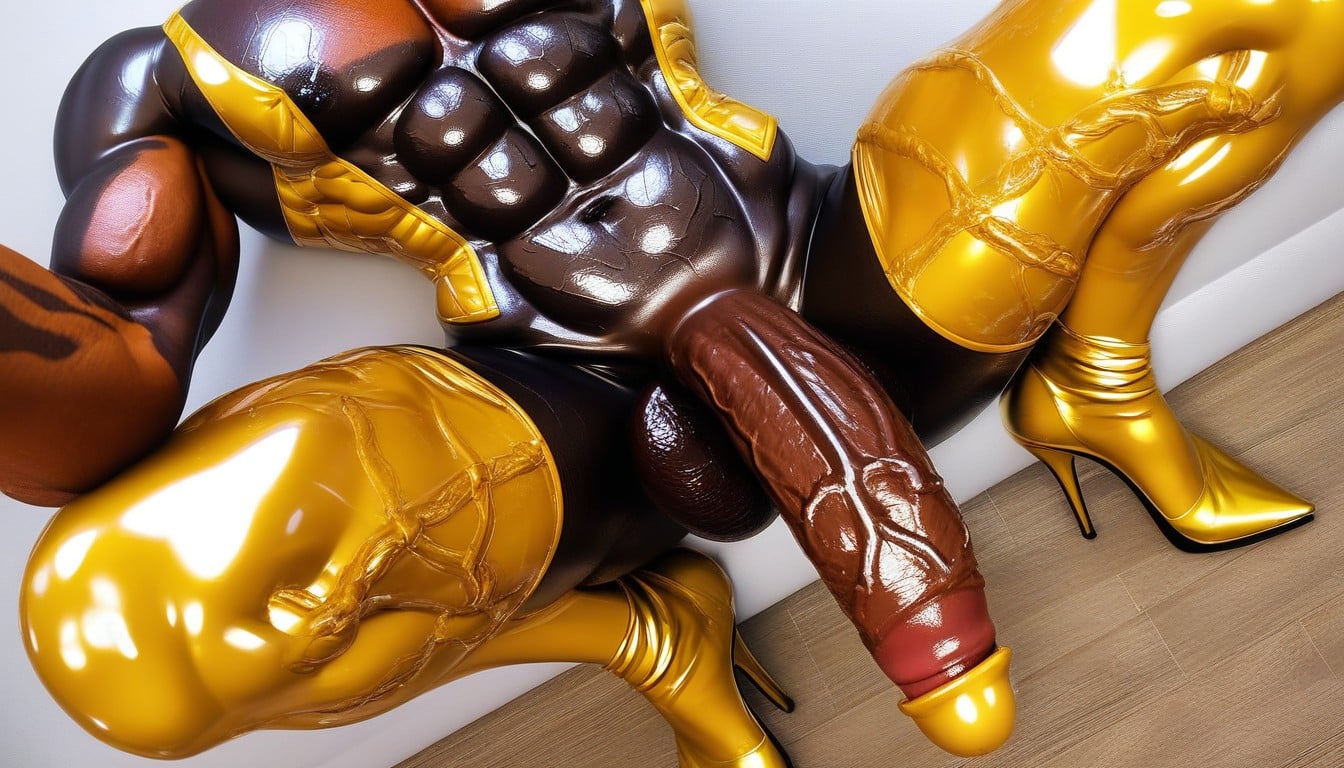 Veiny Abs, Oiled Skin, Spreading Ass Фурри AI порно