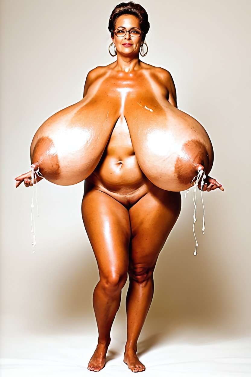Soft Breasts, Breasts Bigger Than Head, Normal Number Of Fingers AI Porn