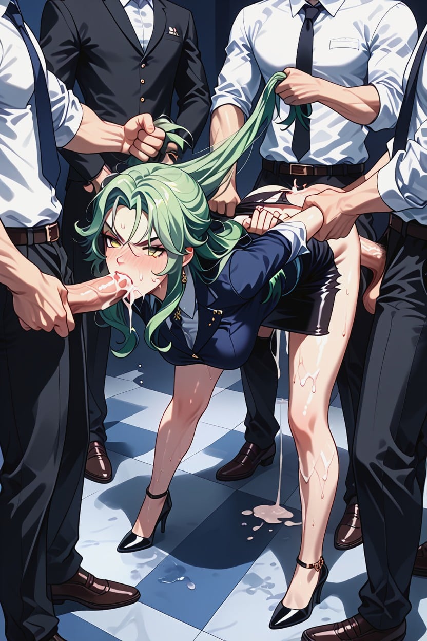 Angry, Torn Clothes, Orgy Hentai AI Porn