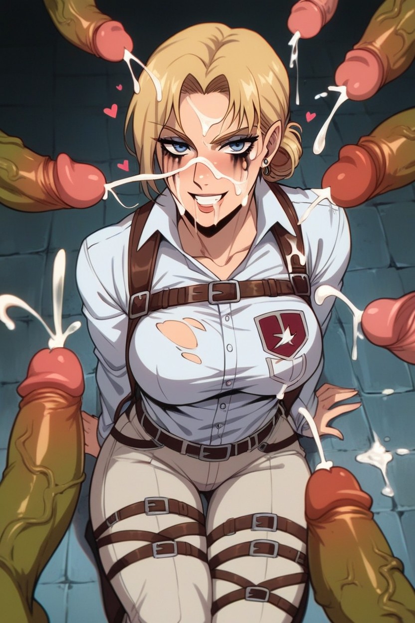 Biceps, Pechos Grandes, Soft Thighs Hentai IA