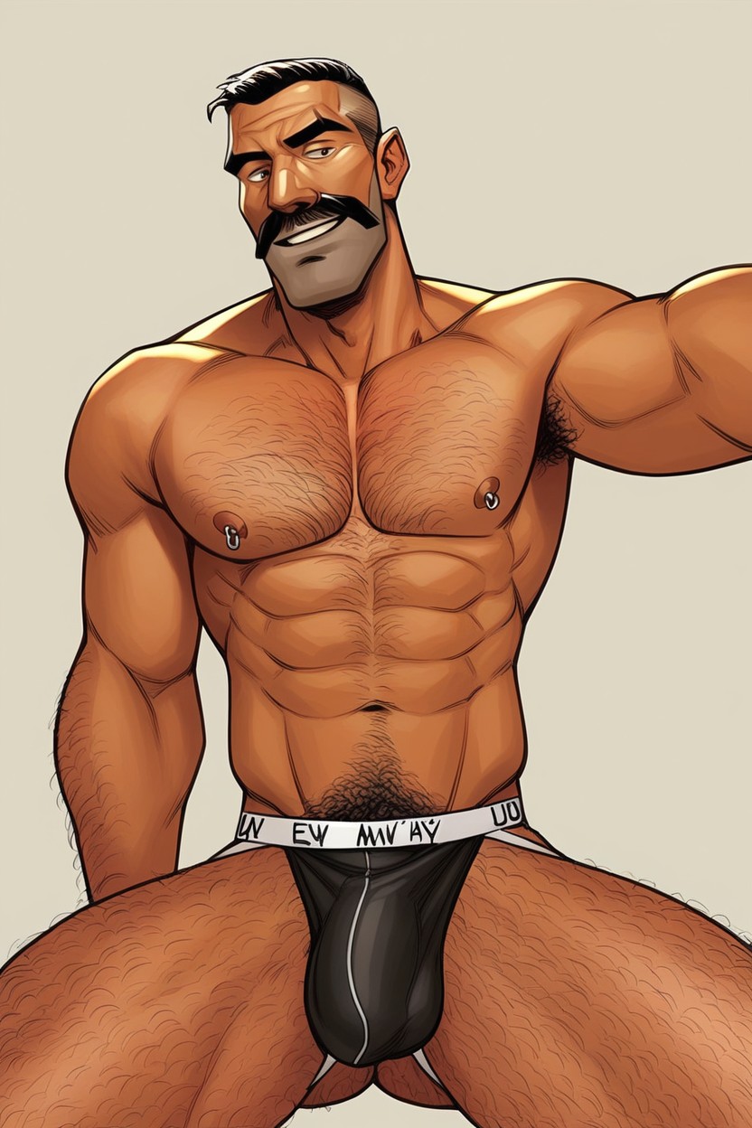 Naked Torso, 30+, Medium AI Gay Porn