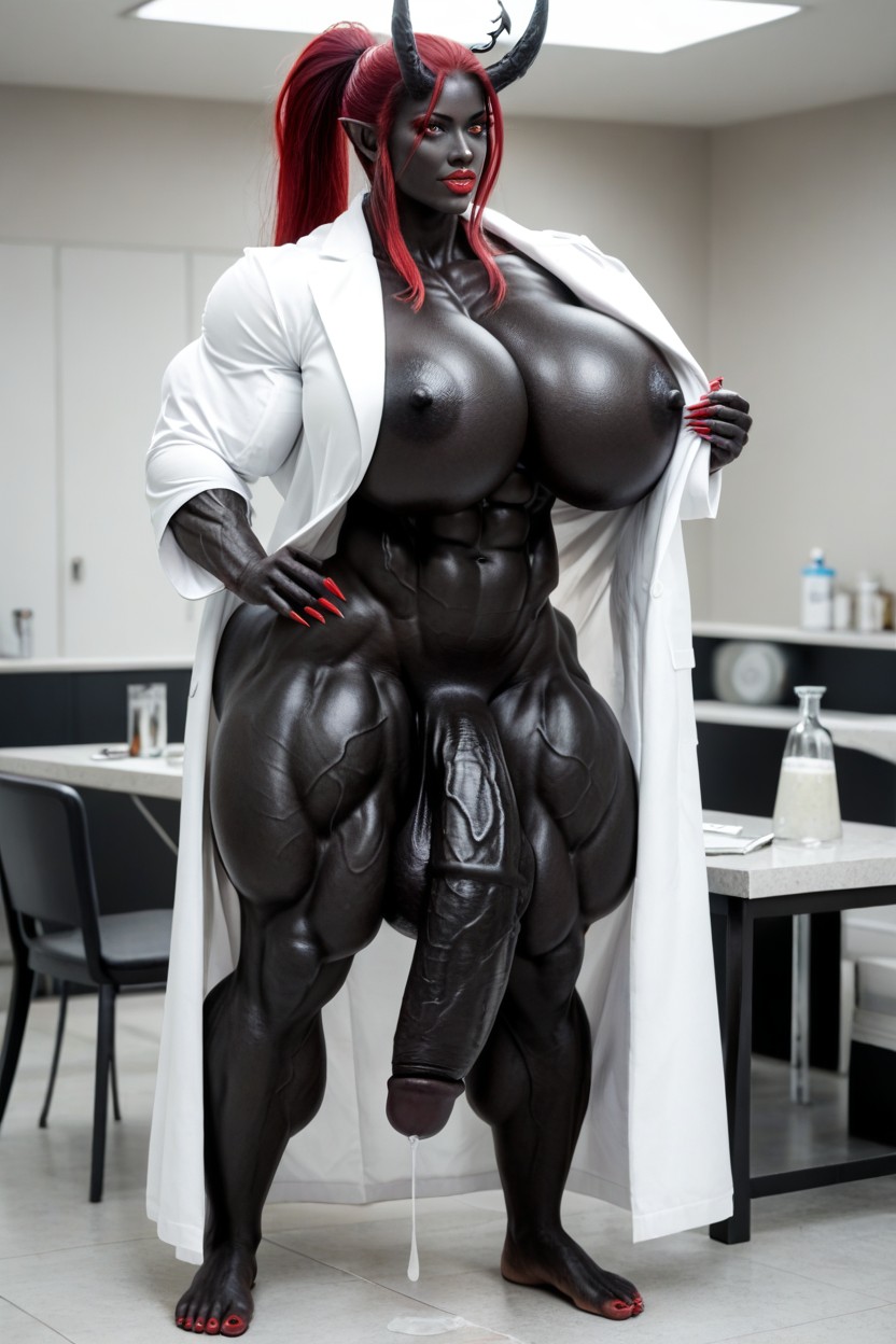 Gigantic Shoulders, Cosplay, Full Body Shemale AI Porn