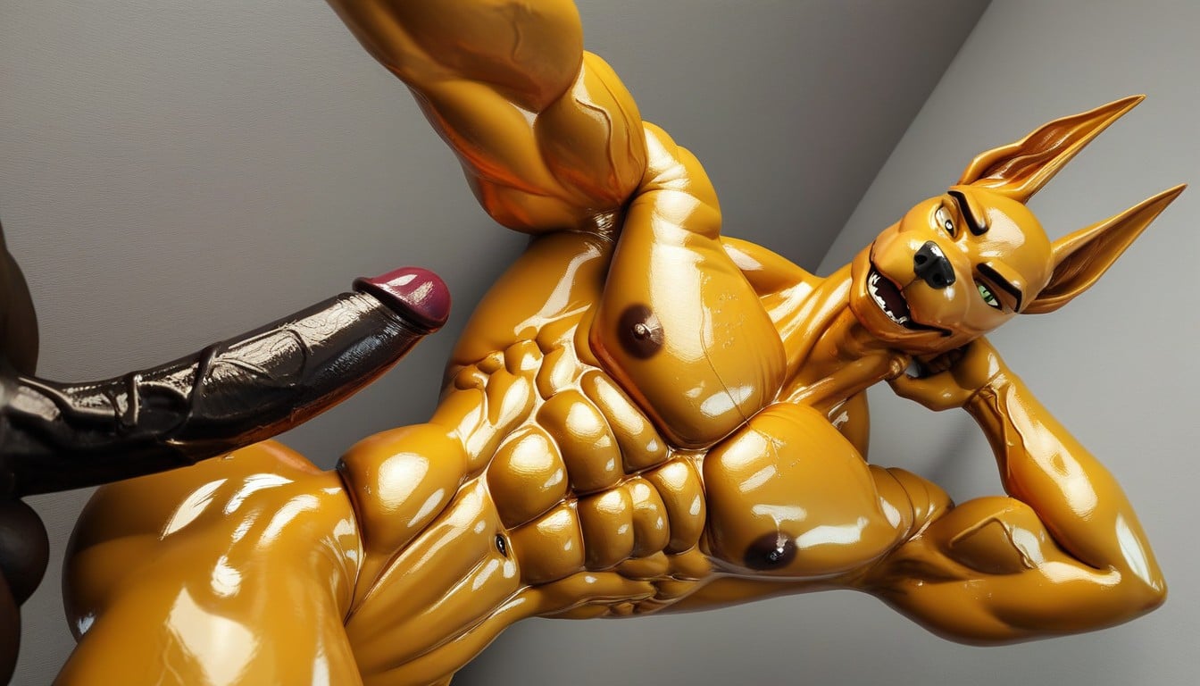 Showing Ass, Wasp Waist, Dog Furry AI Porn