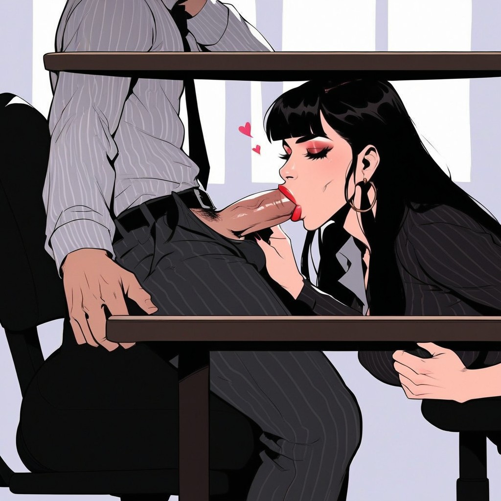 Extremely Beautiful, Luxury Office, Pale Skin AI Porn