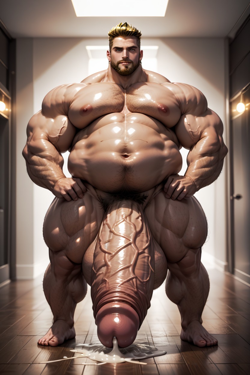 Big Balls, Full Height At Full Frame, Nude AI Gay Porn