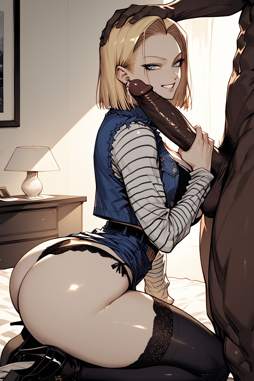 Massive Black Penis, African Male, Color Hentai IA