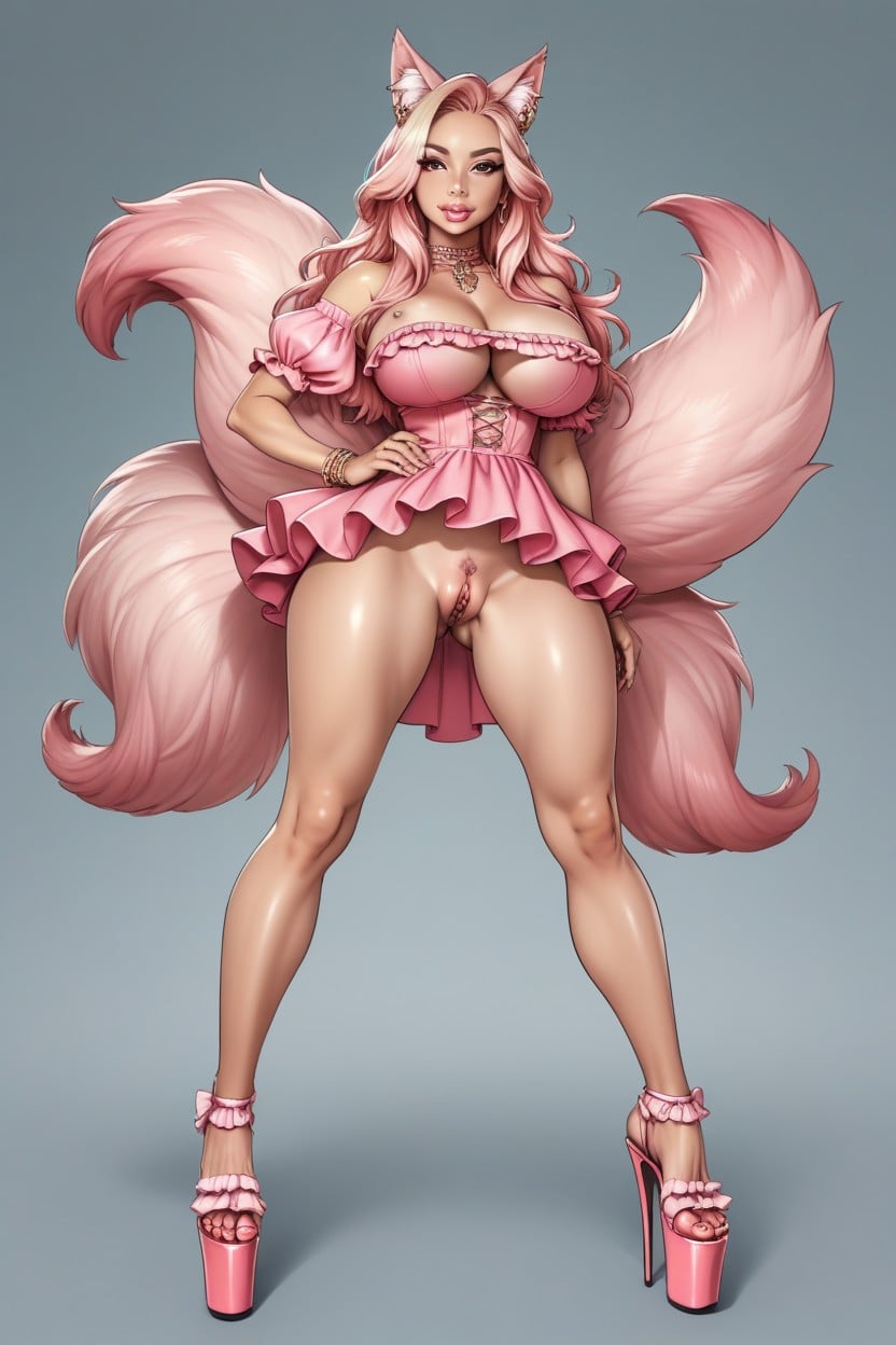 Big Hair, Vagina, Frilly Shemale AI Porn