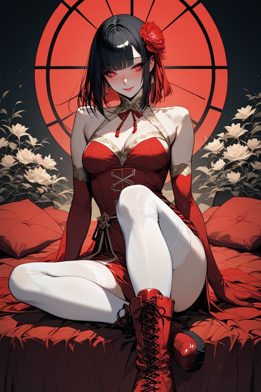 Window With View, White Stockings, 25+ Hentai KI Porno