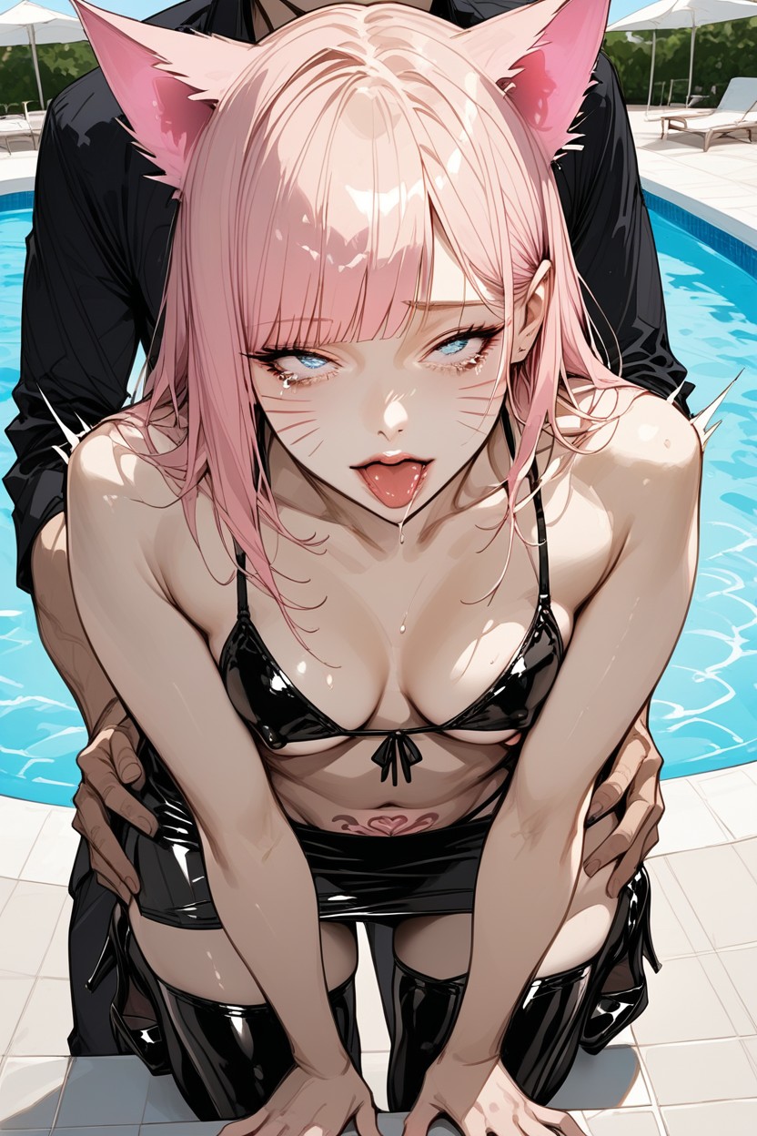 Action Lines, Perfect Detail, Wide Eyes Hentai AI Porn