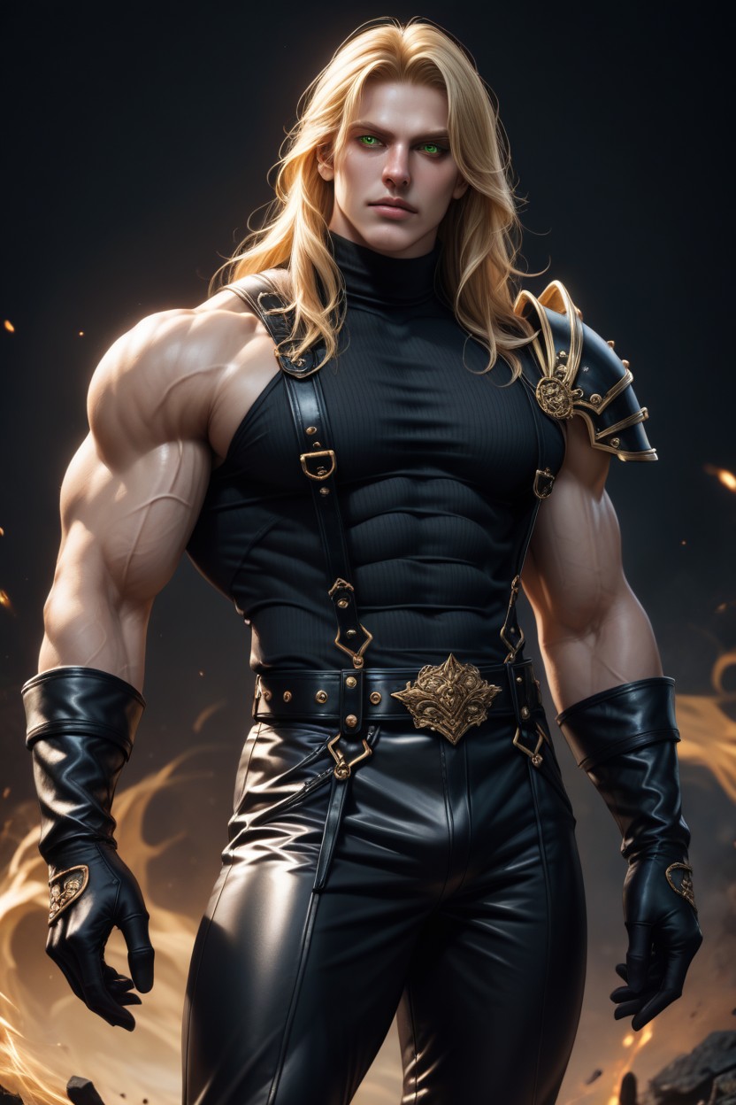 Hair, Standing, Blonde AI同性戀黃片