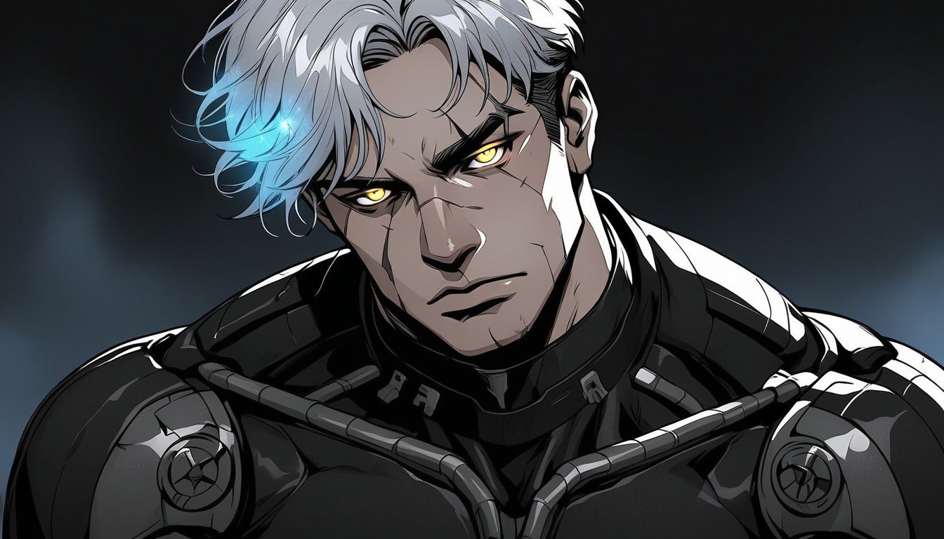 Cyborg, 25+, Rendered In AI Gay Porn