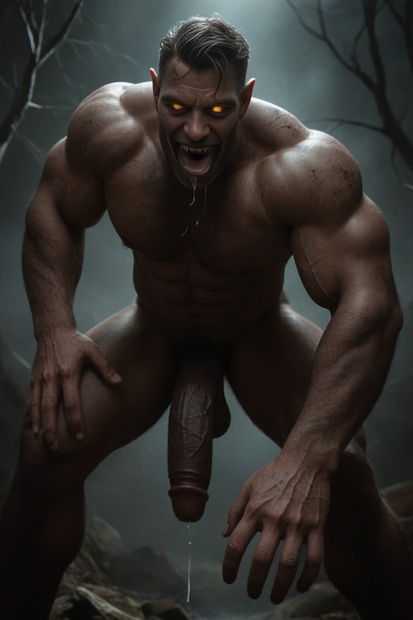 Black Veins Crept Across His Face And Neck, Was Now A Sickly Gray Green, Stretched Taut Over Sharp AI Gay Porn