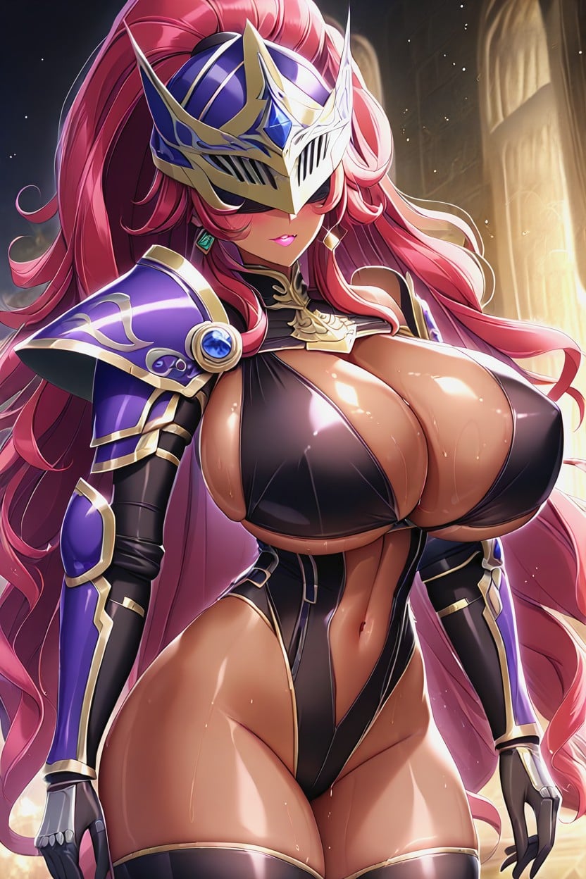 Shiny Purple Crystal On Chest, Android, Mech Legs Hentai AI Porn