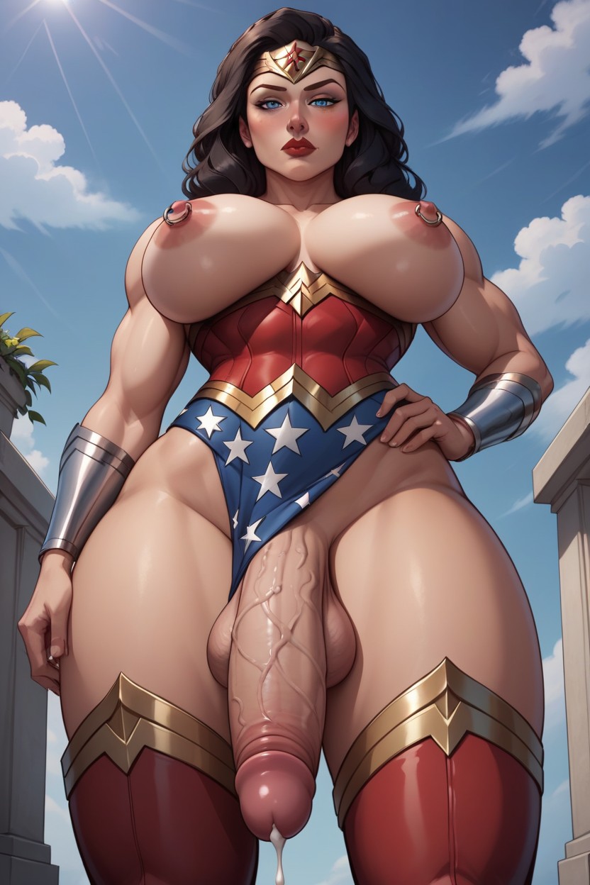 Greek Garden, Blue Eyes, Gigantic Flaccid Hyper Penis Hentai AI Porn