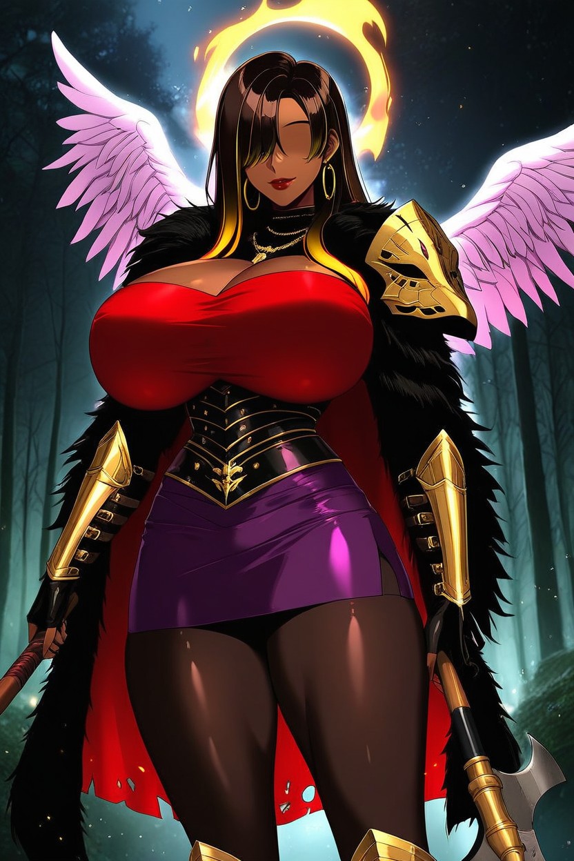 Specular, Gold Bracelets, Motto Haramase Honoo No Oppai Isekai Chou Ero Succubus Gakuen Ebony AI Porn