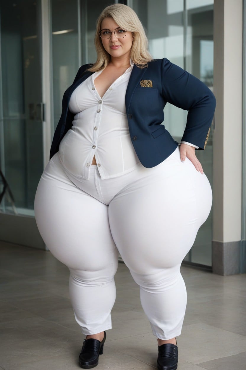 Hourglass Figure, Pear Shaped Body, Impossibly Fat Hips AI Porn