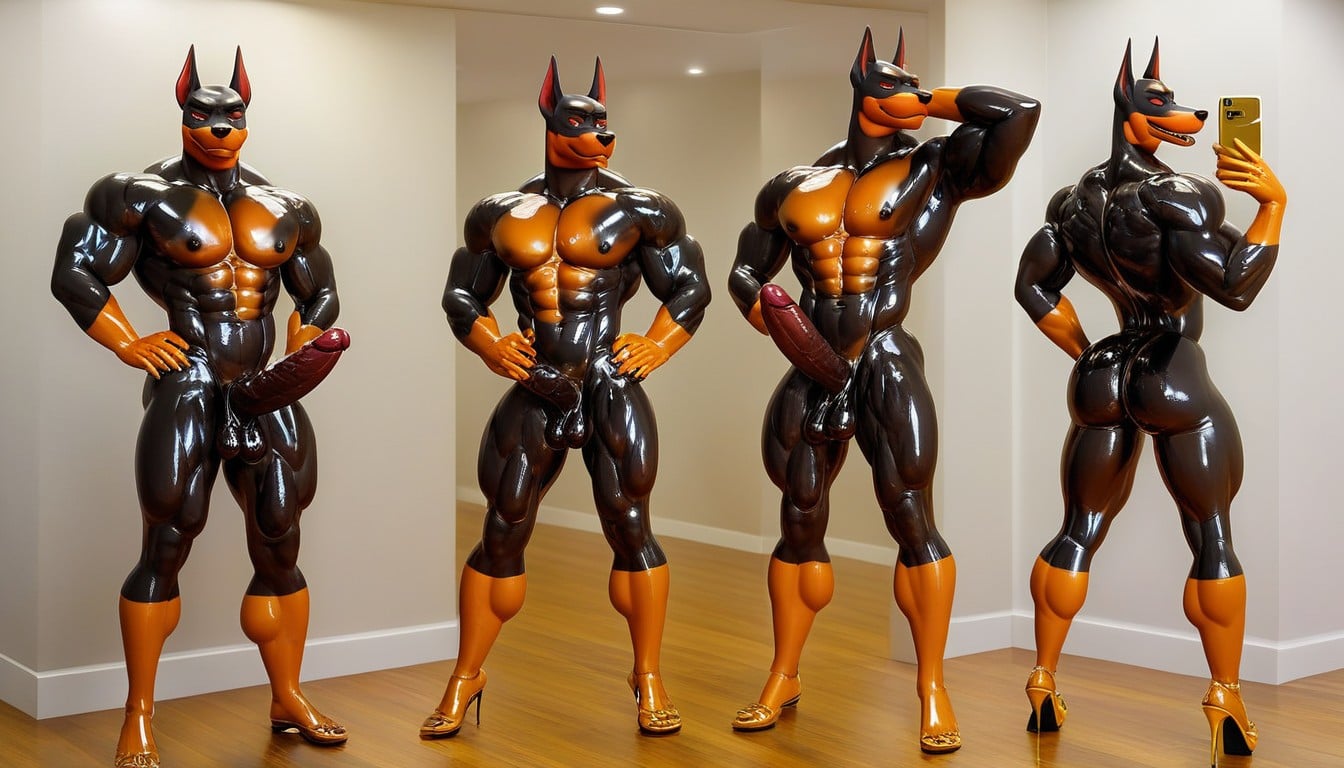 Glistening, Wasp Waist, Massage Furry AI Porn