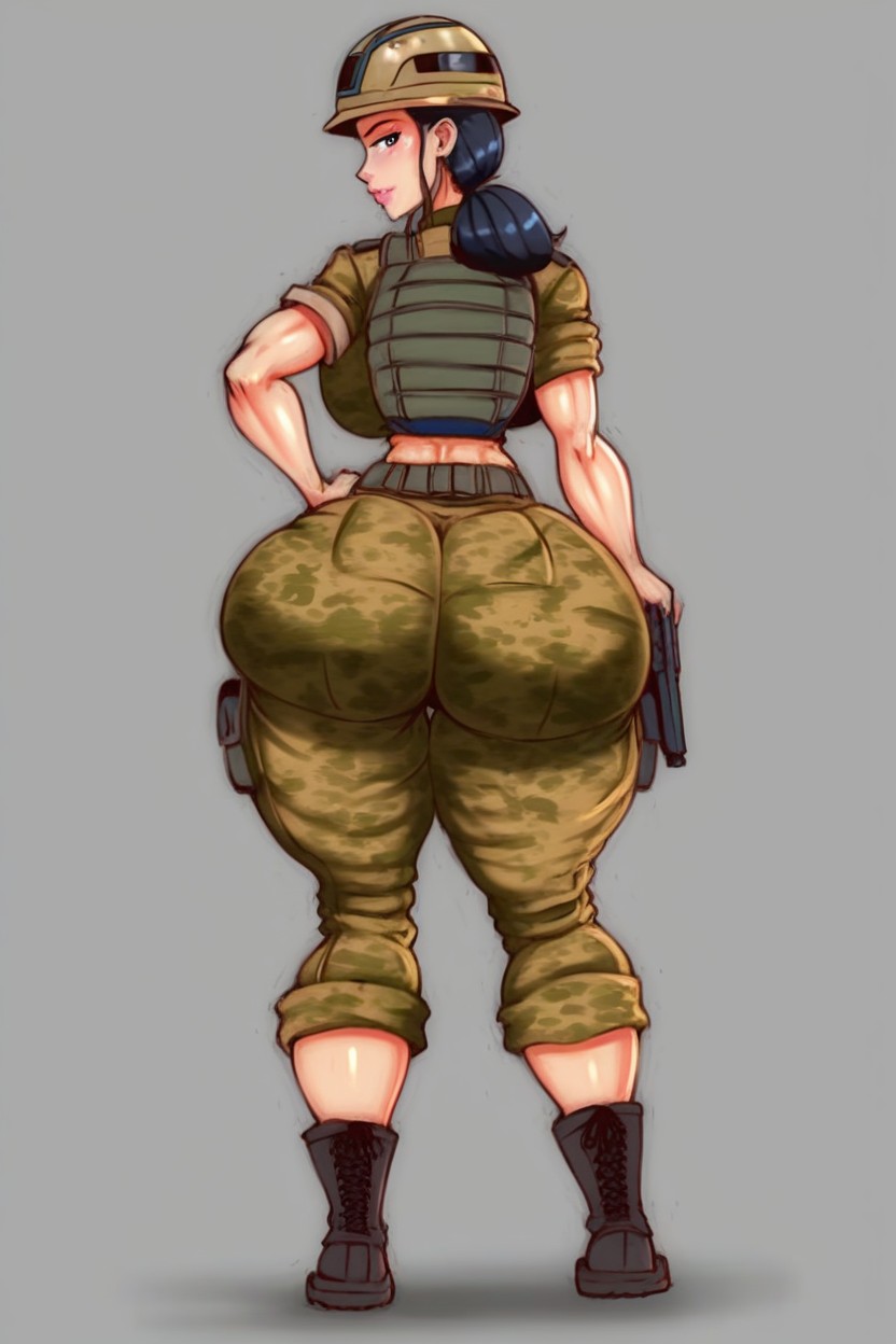 Huge Ass, Hdr, Toned AI Porn