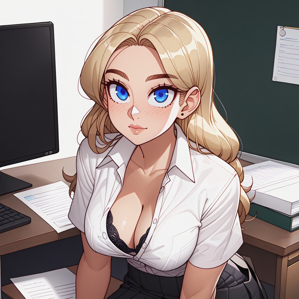 Round Cheeks, Judy From The Jetsons, Oversized Eyes AI Porn