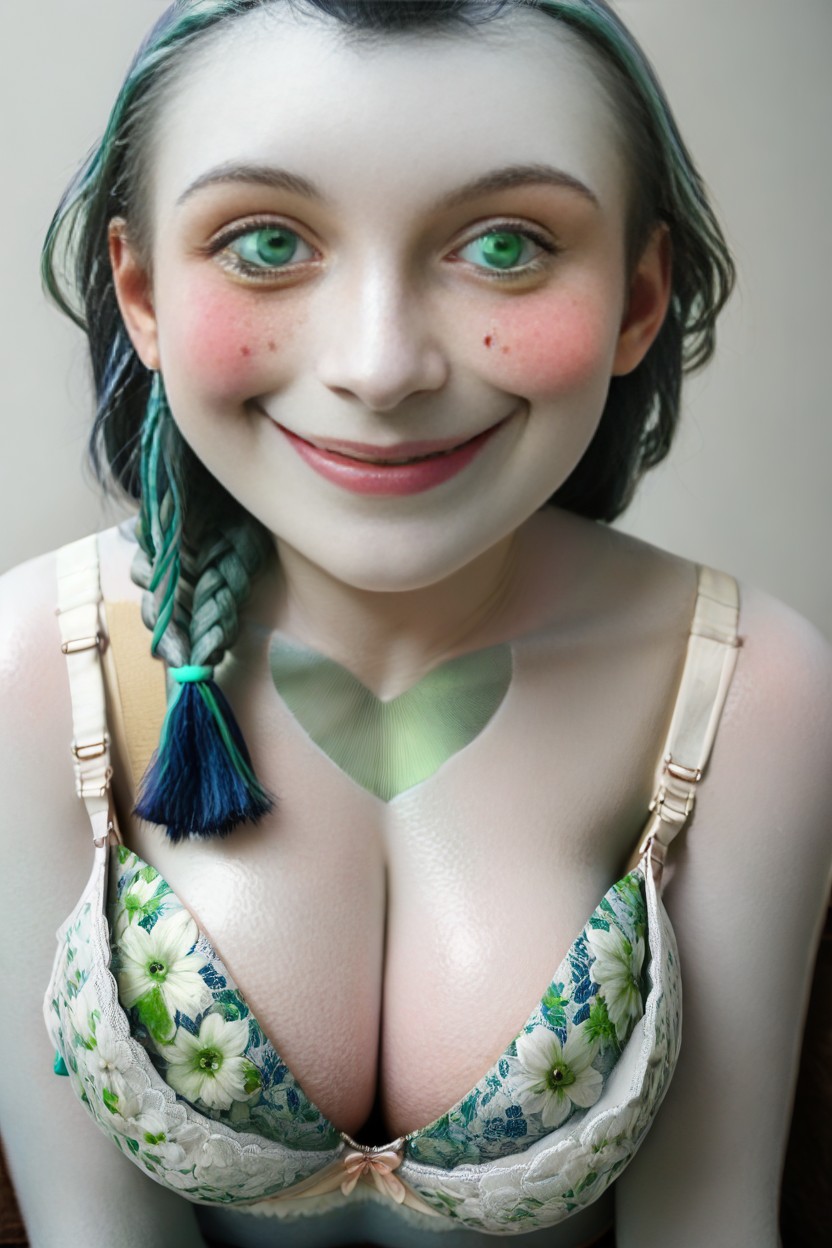 Plain White Background, Lip Filler, Pale Skin AI Porn