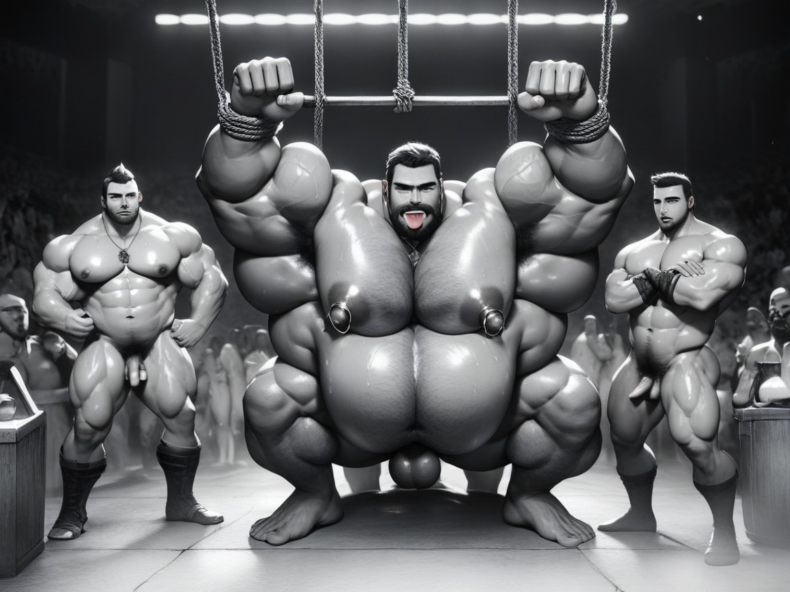 Huge Nipples, 小, Thick Oversized Bodybuilder AI同性戀黃片