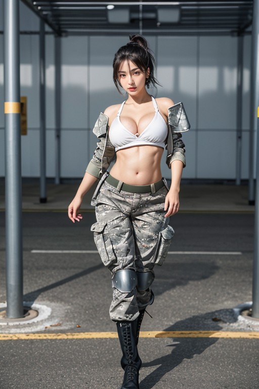 Beware Of The Surroundings, Hips Wider Than Chest, A Satisfied Face Porno IA Asiatique