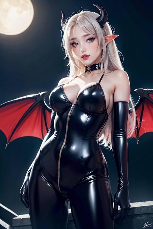 Night, Bodysuit, Vampire AI Porn