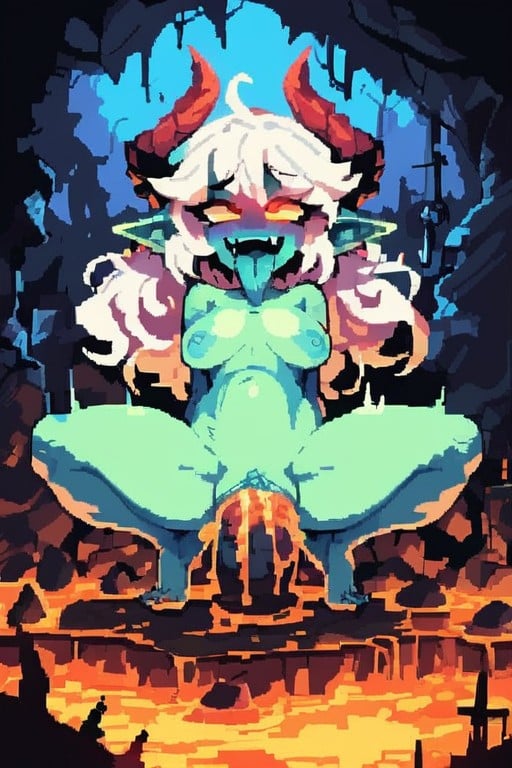 Smiling Ahegao, 18+, Goblin Hentai AI Porn