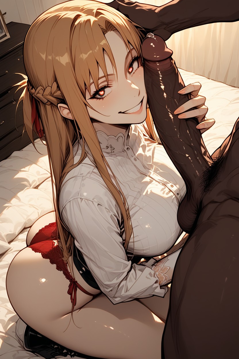 Color, Dripping Penis, Bedroom Hentai AI Porn